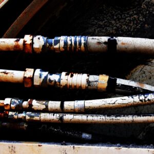 old cracking pipes