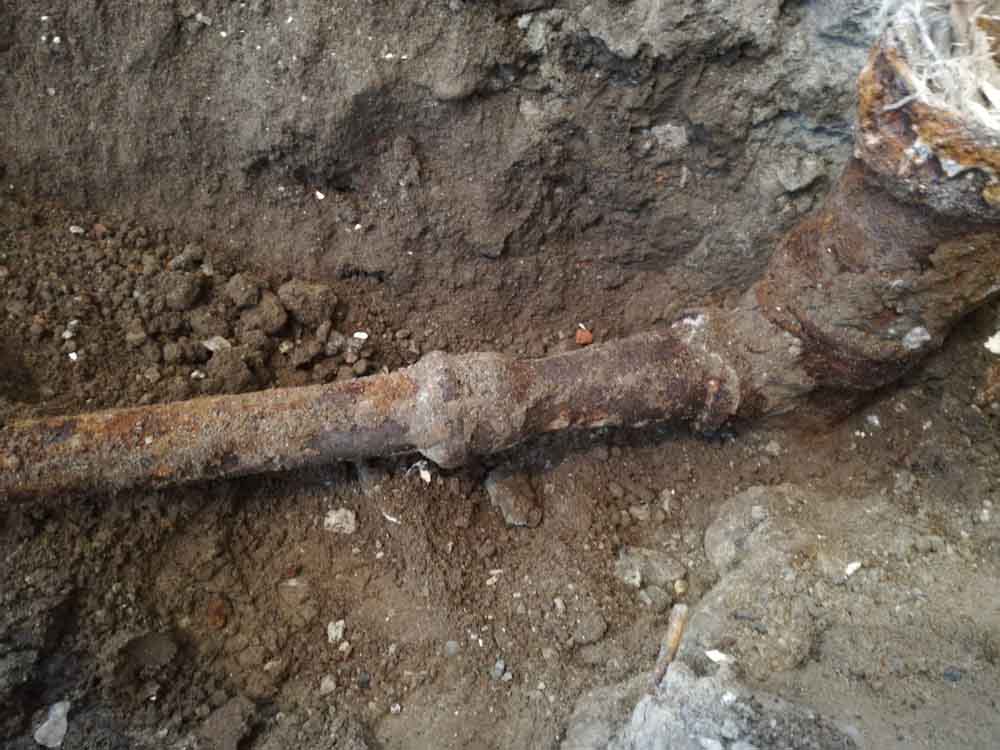 Damaged sewer lines